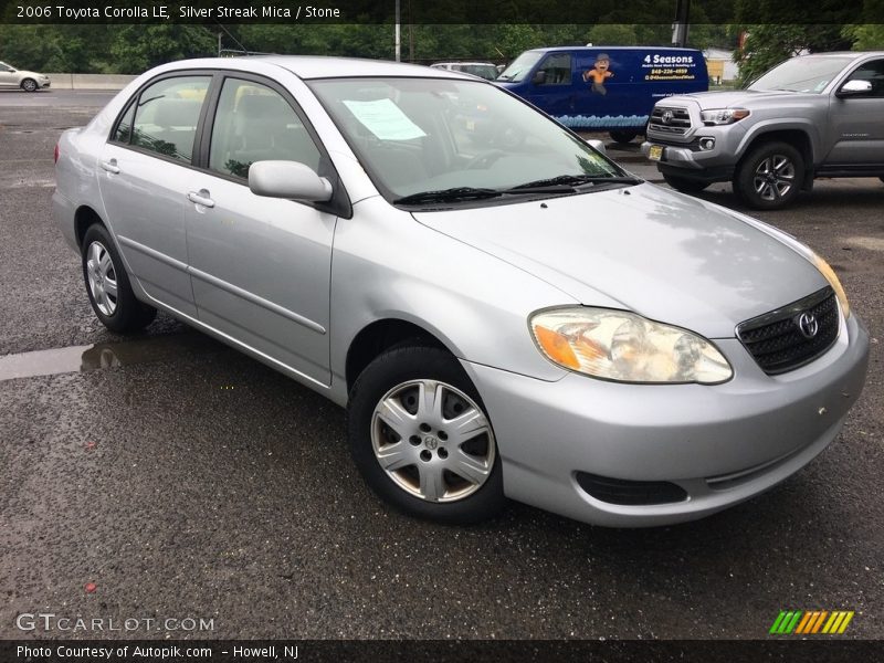 Silver Streak Mica / Stone 2006 Toyota Corolla LE