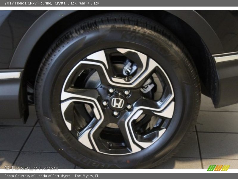 Crystal Black Pearl / Black 2017 Honda CR-V Touring