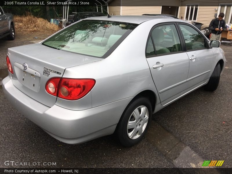 Silver Streak Mica / Stone 2006 Toyota Corolla LE