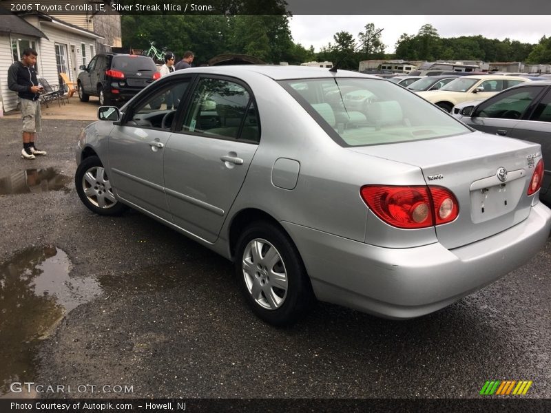 Silver Streak Mica / Stone 2006 Toyota Corolla LE