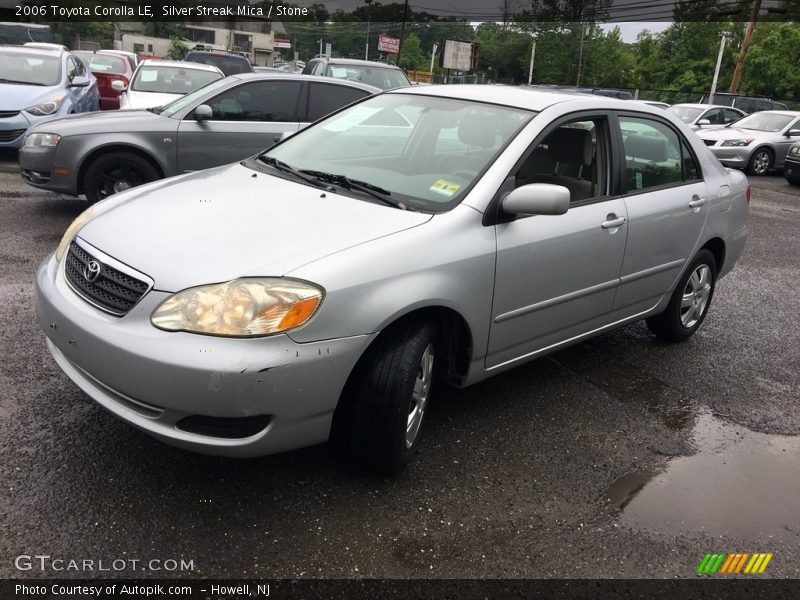 Silver Streak Mica / Stone 2006 Toyota Corolla LE