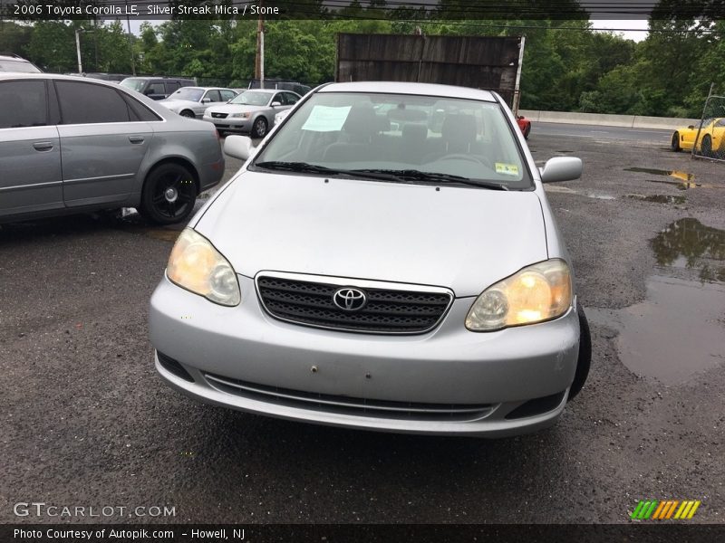 Silver Streak Mica / Stone 2006 Toyota Corolla LE