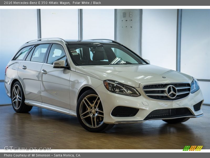 Polar White / Black 2016 Mercedes-Benz E 350 4Matic Wagon