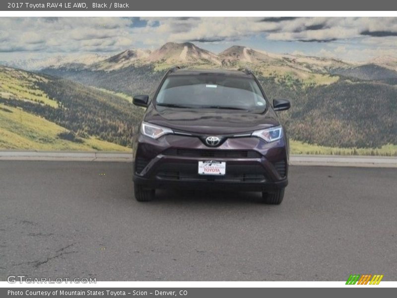 Black / Black 2017 Toyota RAV4 LE AWD
