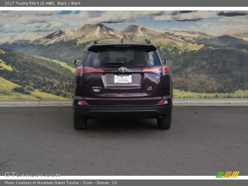 Black / Black 2017 Toyota RAV4 LE AWD