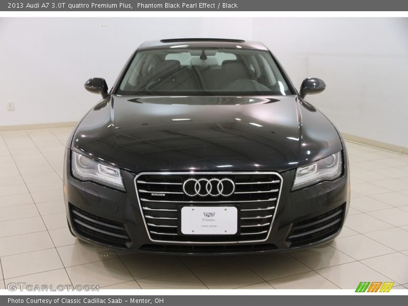 Phantom Black Pearl Effect / Black 2013 Audi A7 3.0T quattro Premium Plus