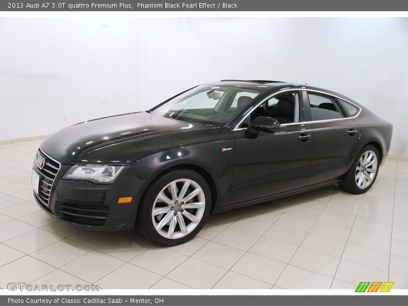 Phantom Black Pearl Effect / Black 2013 Audi A7 3.0T quattro Premium Plus