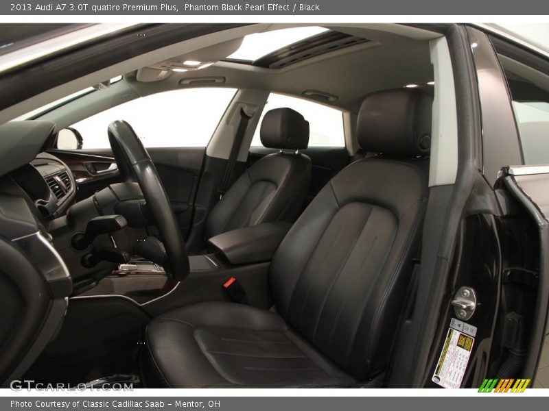 Phantom Black Pearl Effect / Black 2013 Audi A7 3.0T quattro Premium Plus