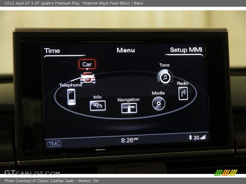 Phantom Black Pearl Effect / Black 2013 Audi A7 3.0T quattro Premium Plus