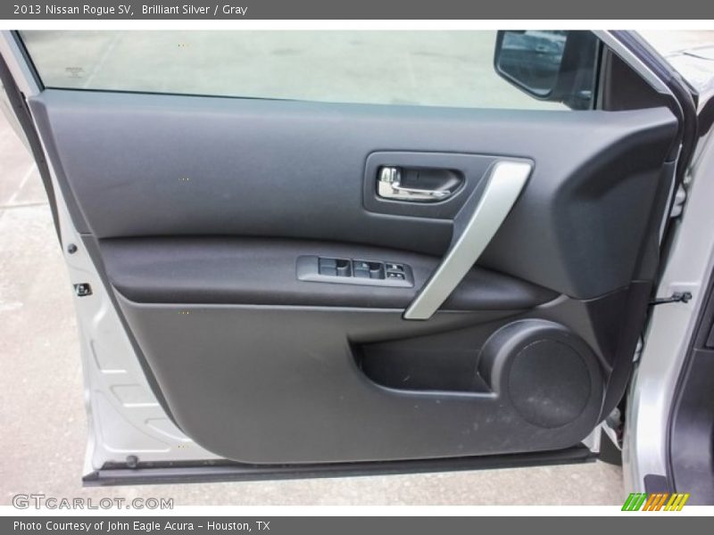 Brilliant Silver / Gray 2013 Nissan Rogue SV