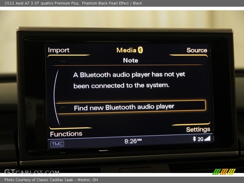 Phantom Black Pearl Effect / Black 2013 Audi A7 3.0T quattro Premium Plus