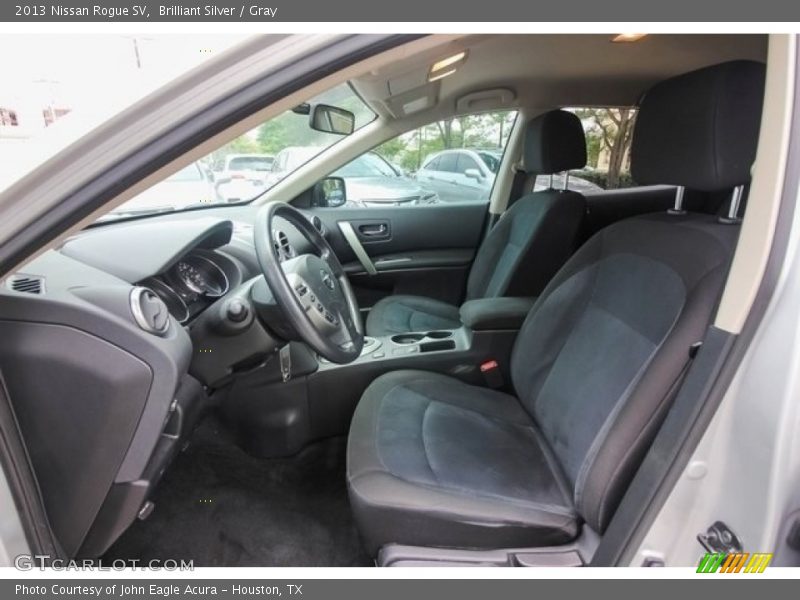 Brilliant Silver / Gray 2013 Nissan Rogue SV