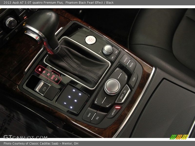 Phantom Black Pearl Effect / Black 2013 Audi A7 3.0T quattro Premium Plus
