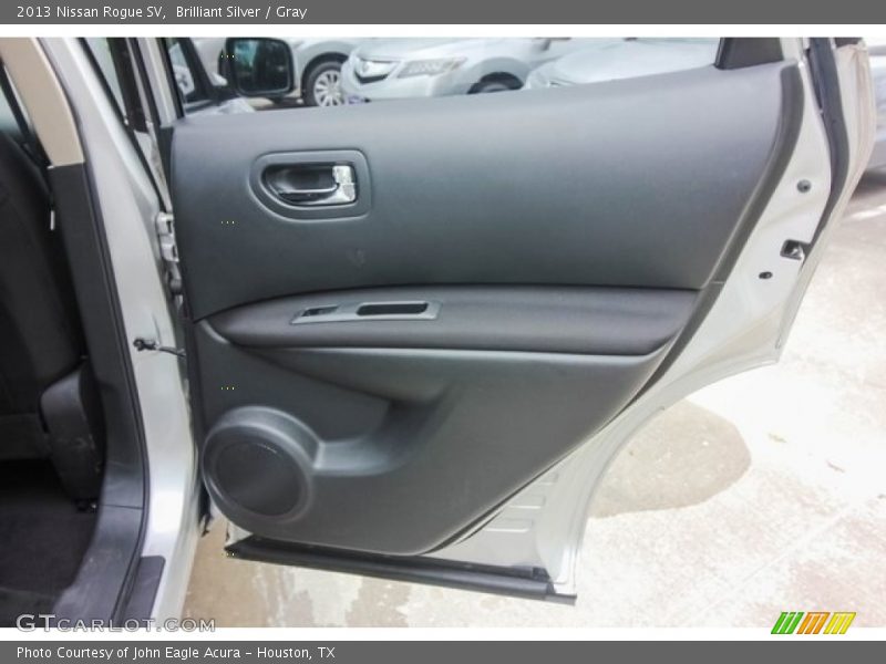 Brilliant Silver / Gray 2013 Nissan Rogue SV