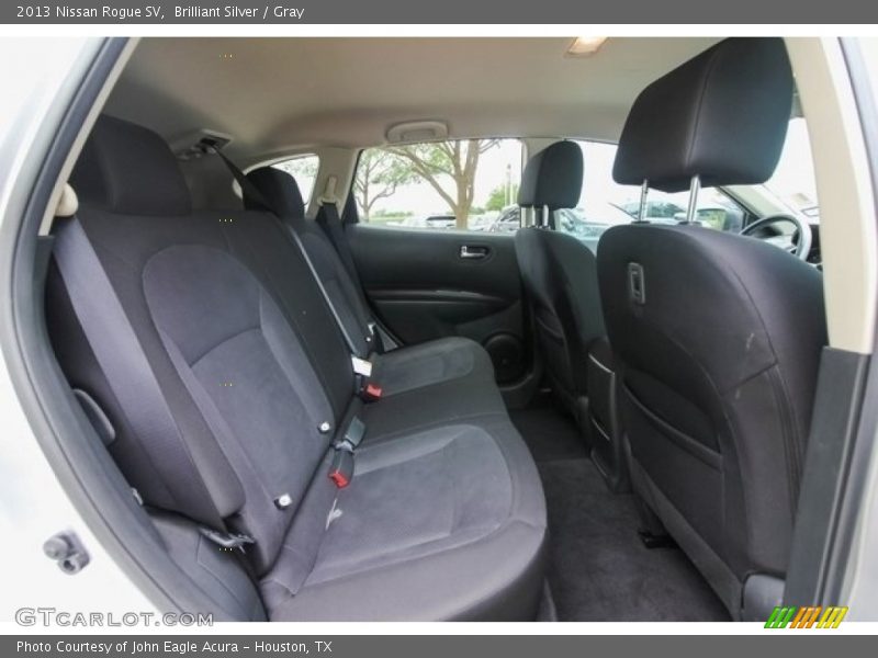Brilliant Silver / Gray 2013 Nissan Rogue SV