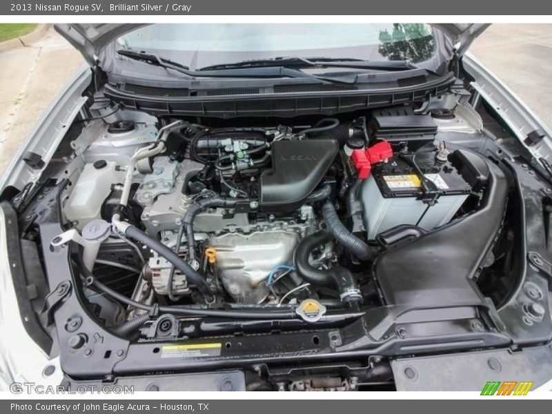 Brilliant Silver / Gray 2013 Nissan Rogue SV