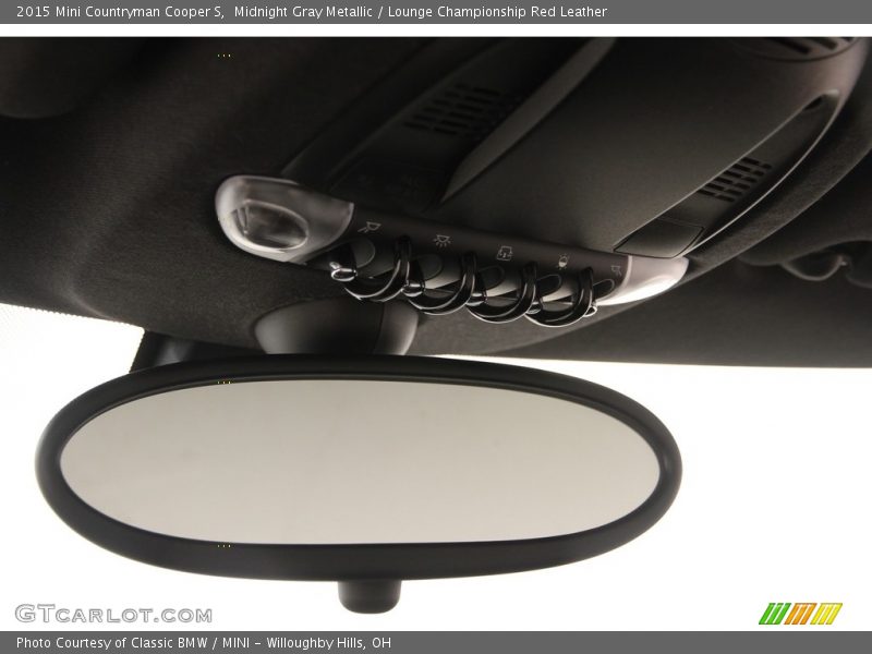 Midnight Gray Metallic / Lounge Championship Red Leather 2015 Mini Countryman Cooper S