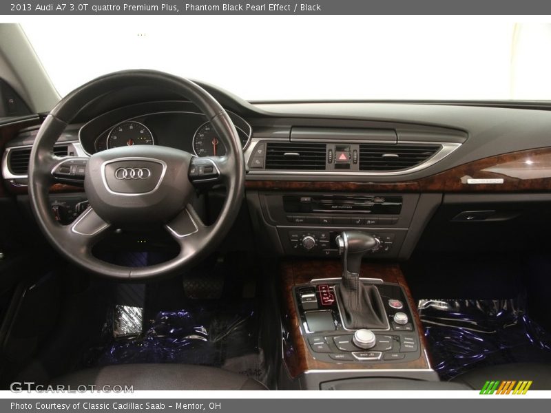 Phantom Black Pearl Effect / Black 2013 Audi A7 3.0T quattro Premium Plus