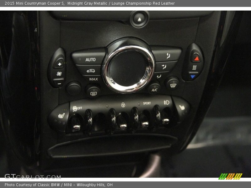Midnight Gray Metallic / Lounge Championship Red Leather 2015 Mini Countryman Cooper S