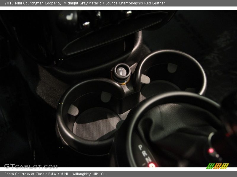 Midnight Gray Metallic / Lounge Championship Red Leather 2015 Mini Countryman Cooper S