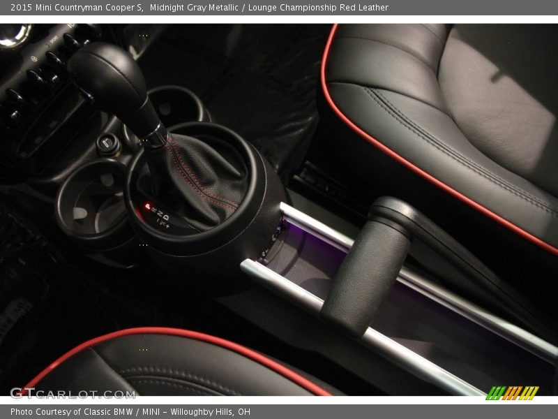 Midnight Gray Metallic / Lounge Championship Red Leather 2015 Mini Countryman Cooper S