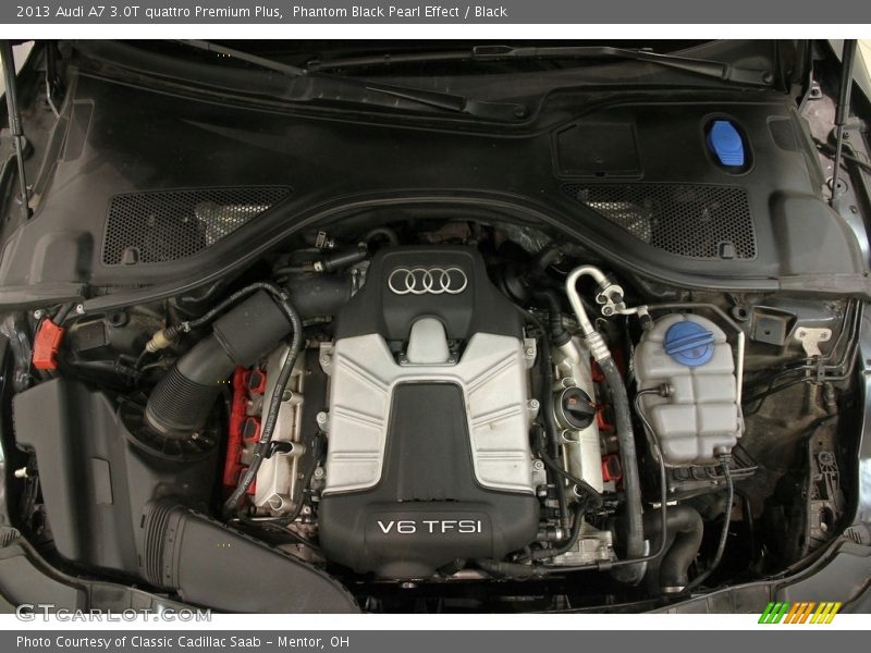 Phantom Black Pearl Effect / Black 2013 Audi A7 3.0T quattro Premium Plus