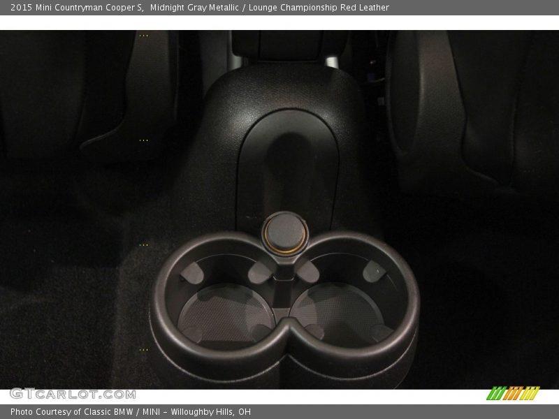 Midnight Gray Metallic / Lounge Championship Red Leather 2015 Mini Countryman Cooper S