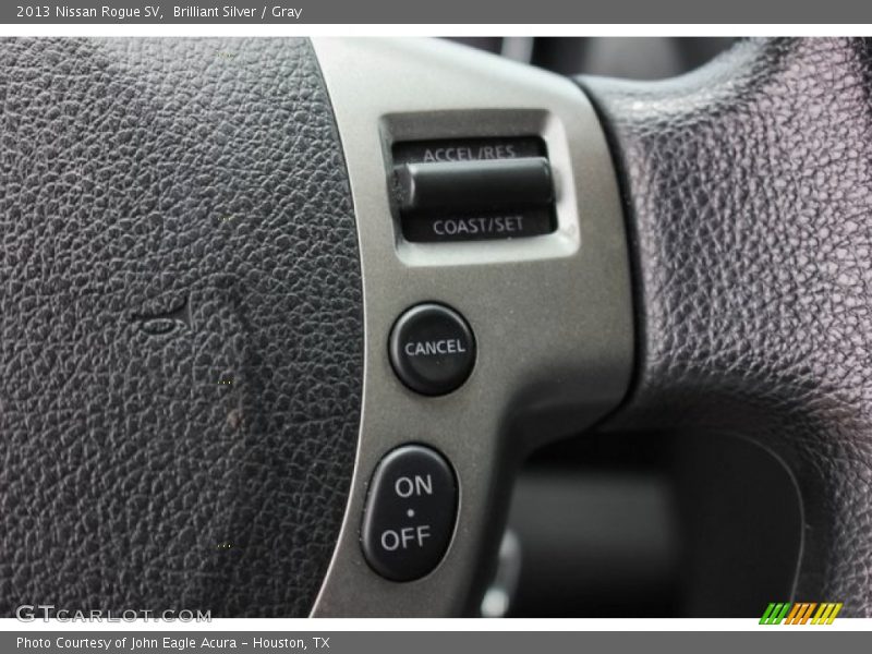 Brilliant Silver / Gray 2013 Nissan Rogue SV