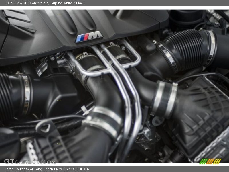 Alpine White / Black 2015 BMW M6 Convertible