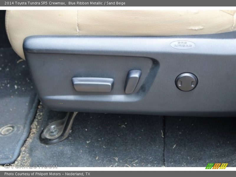Blue Ribbon Metallic / Sand Beige 2014 Toyota Tundra SR5 Crewmax