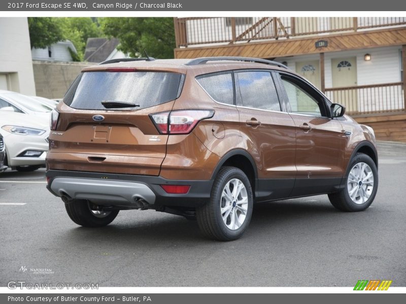 Canyon Ridge / Charcoal Black 2017 Ford Escape SE 4WD
