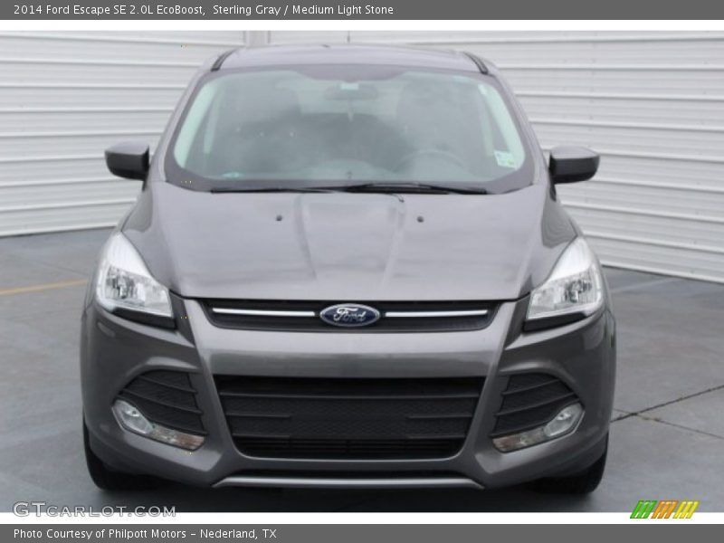 Sterling Gray / Medium Light Stone 2014 Ford Escape SE 2.0L EcoBoost