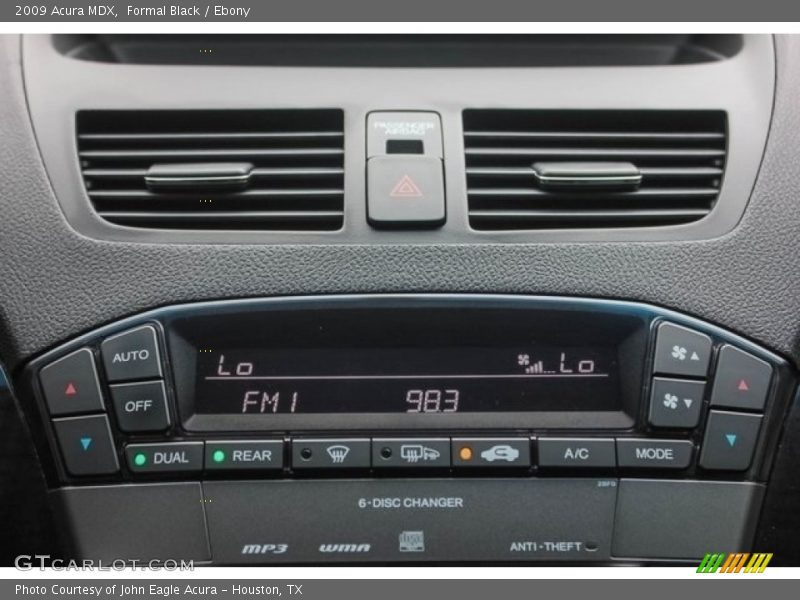 Formal Black / Ebony 2009 Acura MDX