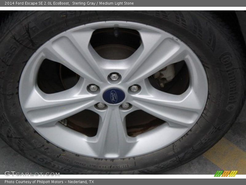 Sterling Gray / Medium Light Stone 2014 Ford Escape SE 2.0L EcoBoost