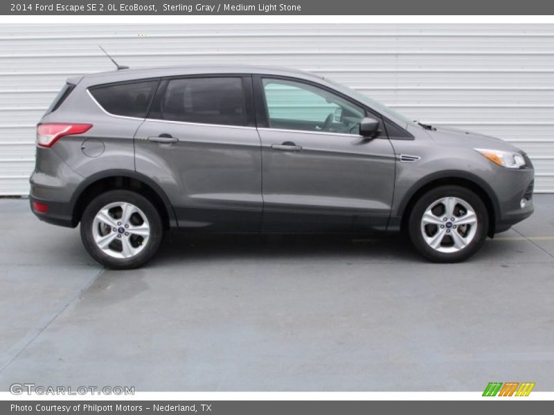 Sterling Gray / Medium Light Stone 2014 Ford Escape SE 2.0L EcoBoost