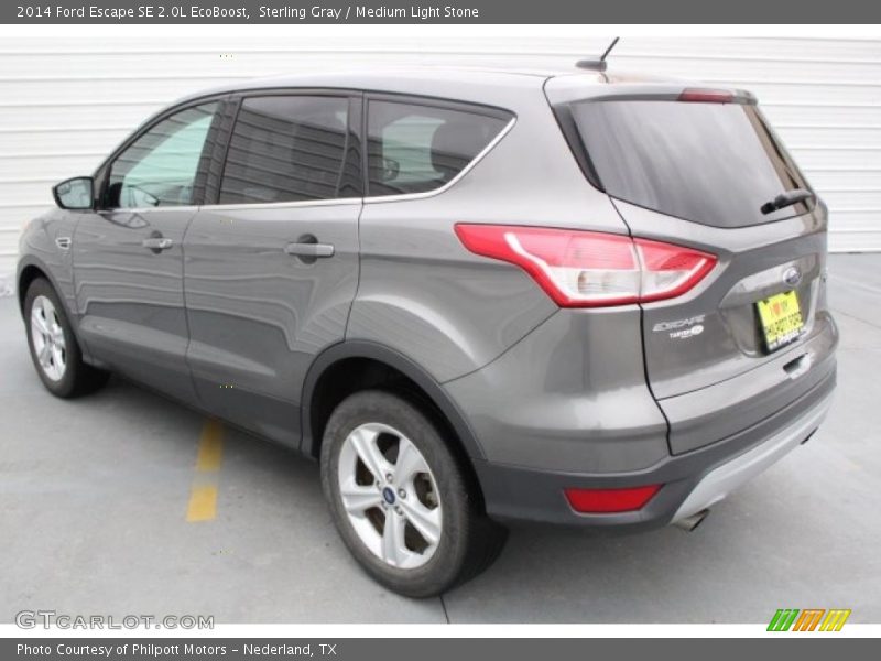 Sterling Gray / Medium Light Stone 2014 Ford Escape SE 2.0L EcoBoost