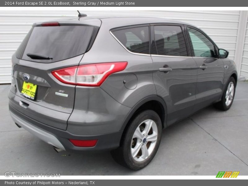 Sterling Gray / Medium Light Stone 2014 Ford Escape SE 2.0L EcoBoost