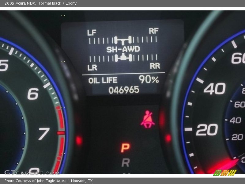 Formal Black / Ebony 2009 Acura MDX