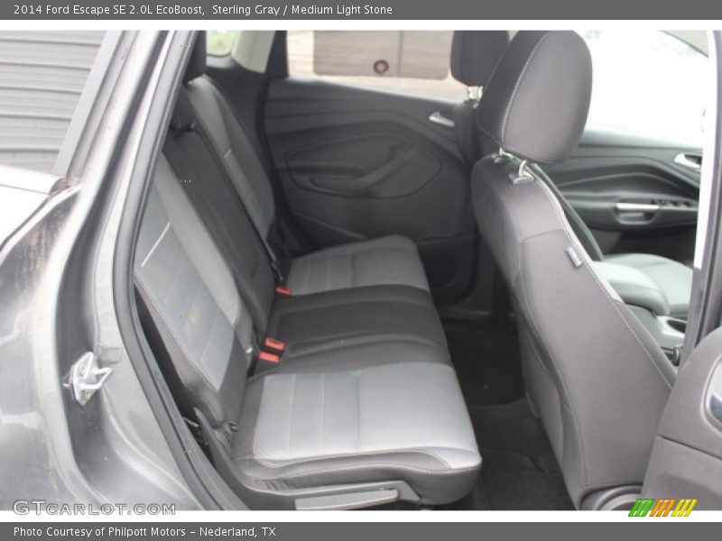Sterling Gray / Medium Light Stone 2014 Ford Escape SE 2.0L EcoBoost