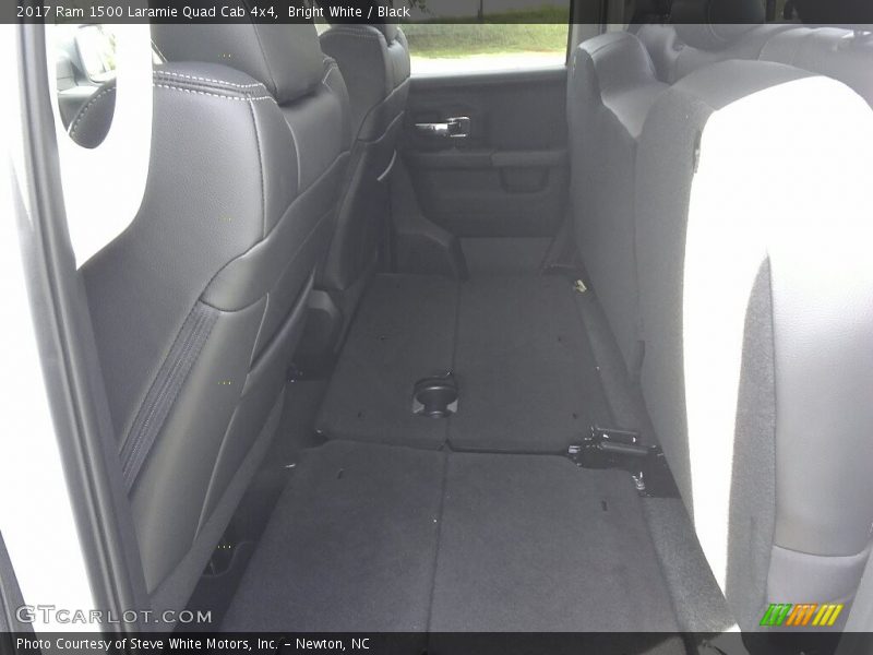 Bright White / Black 2017 Ram 1500 Laramie Quad Cab 4x4