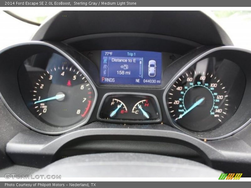 Sterling Gray / Medium Light Stone 2014 Ford Escape SE 2.0L EcoBoost