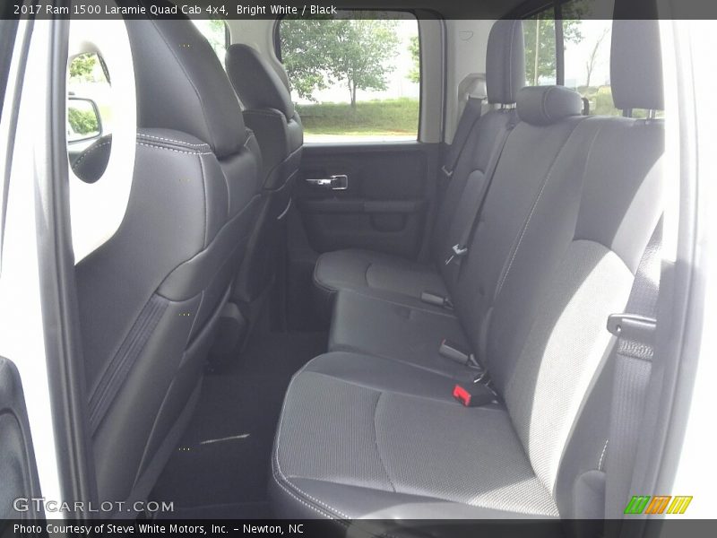 Bright White / Black 2017 Ram 1500 Laramie Quad Cab 4x4