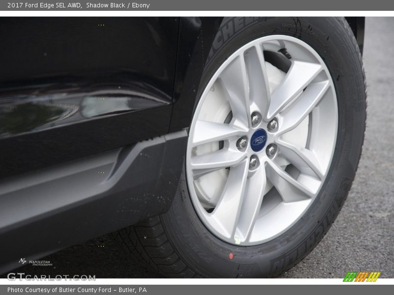 Shadow Black / Ebony 2017 Ford Edge SEL AWD