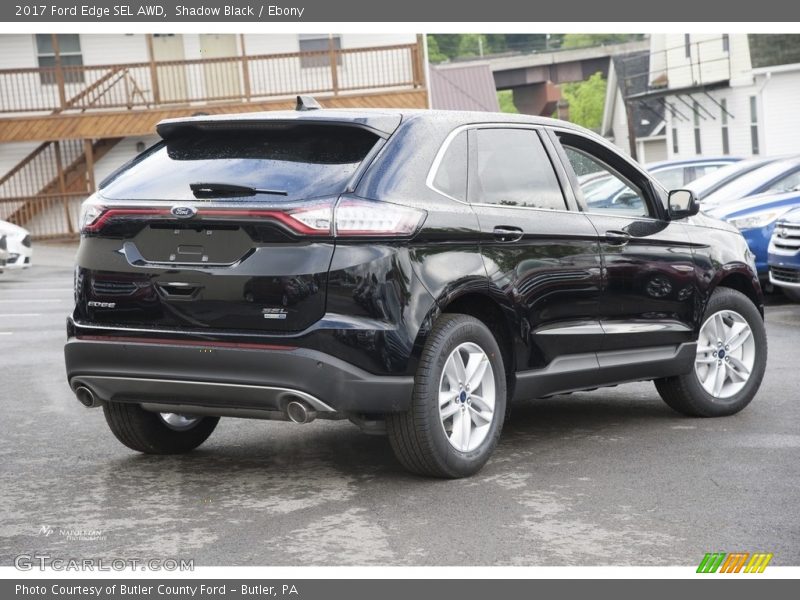 Shadow Black / Ebony 2017 Ford Edge SEL AWD