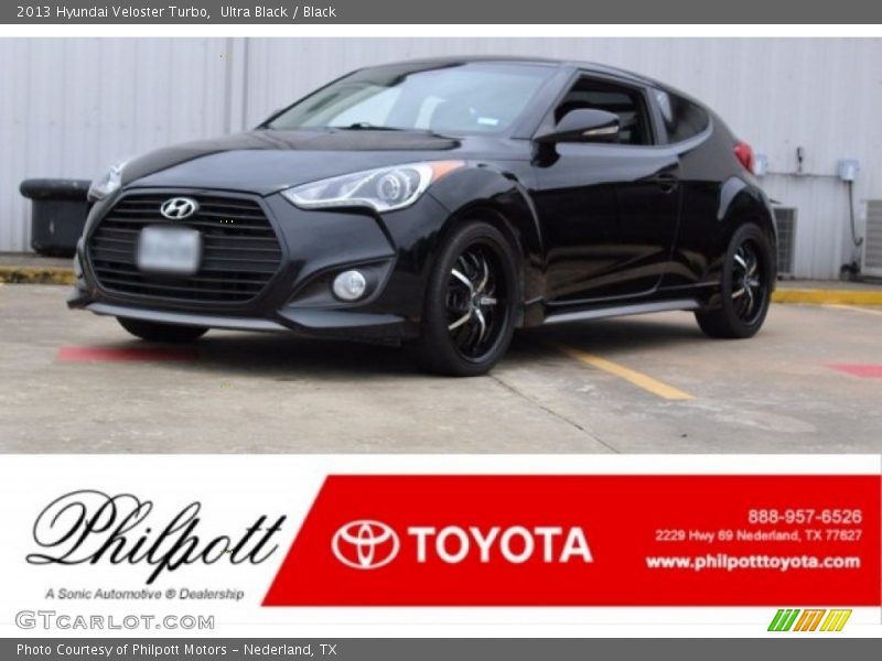 Ultra Black / Black 2013 Hyundai Veloster Turbo