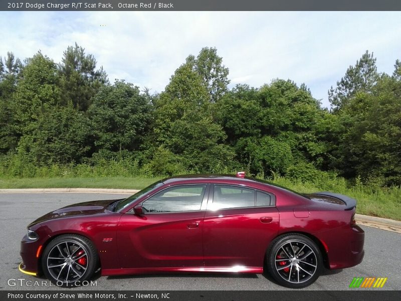Octane Red / Black 2017 Dodge Charger R/T Scat Pack