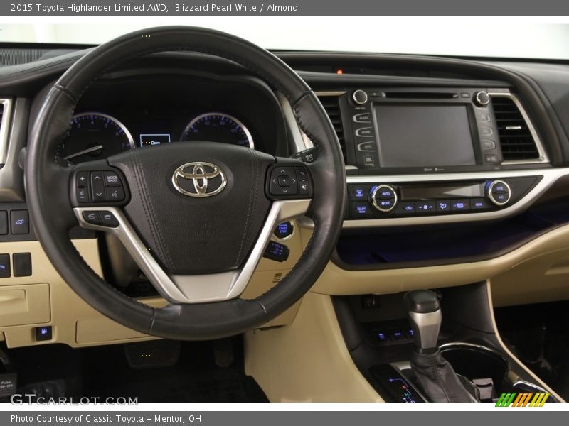 Blizzard Pearl White / Almond 2015 Toyota Highlander Limited AWD