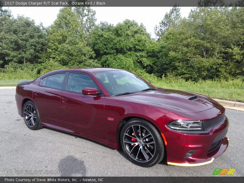 Octane Red / Black 2017 Dodge Charger R/T Scat Pack