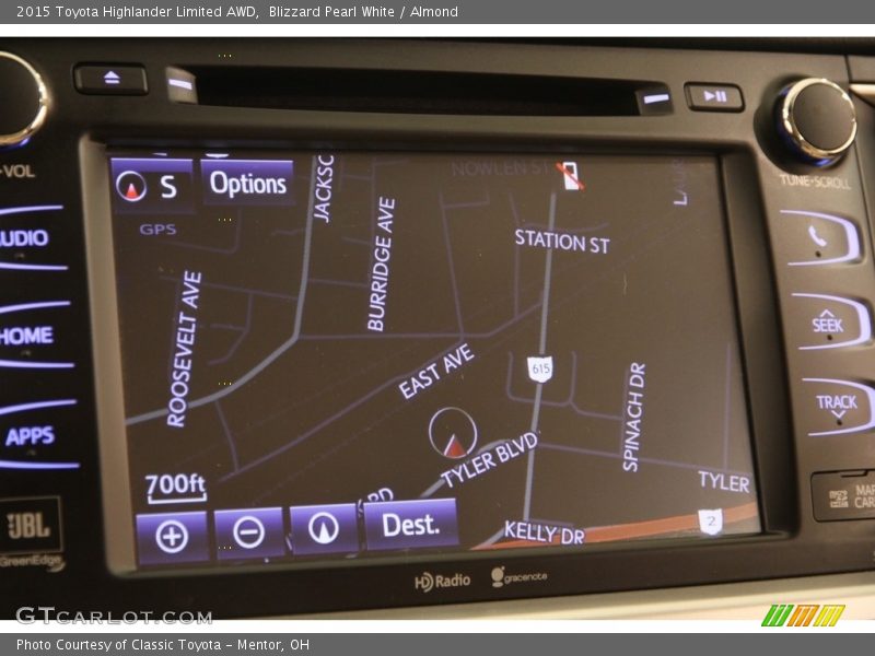 Blizzard Pearl White / Almond 2015 Toyota Highlander Limited AWD