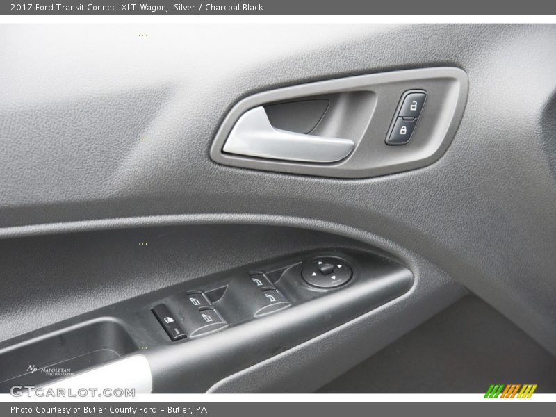 Silver / Charcoal Black 2017 Ford Transit Connect XLT Wagon